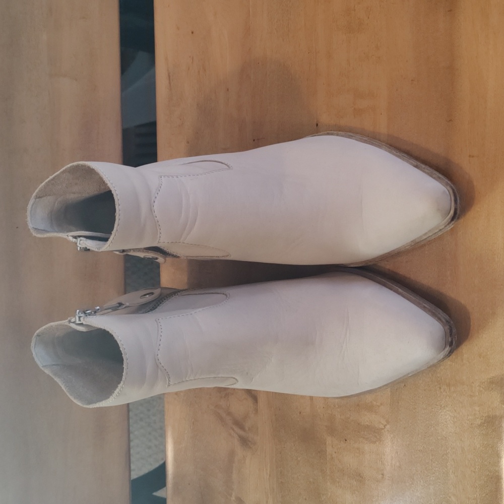 Rag And Bone Razor Boots Size Sip Creme Colored S… - image 5
